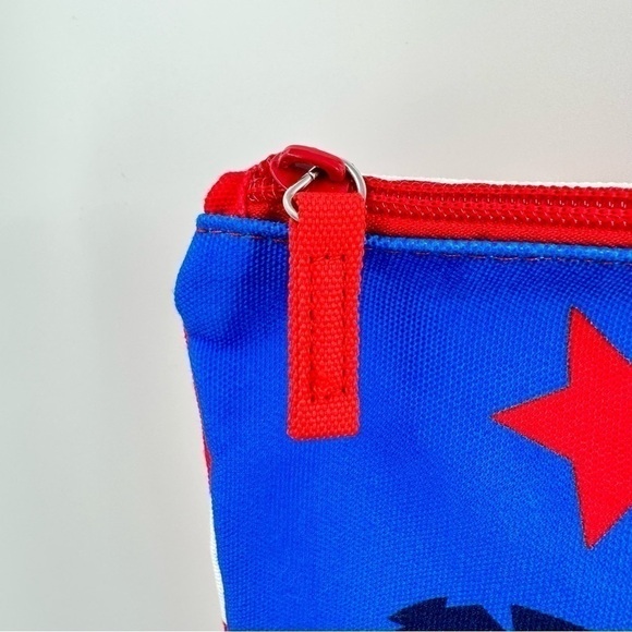 DISNEY Mickey Mouse American Flag Canvas Tote Bag Like New - Picture 9 of 13